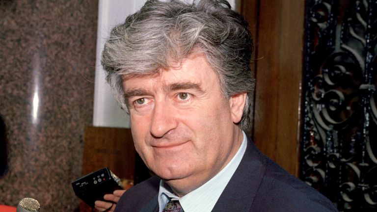 Radovan Karadzic, photographié en 1992