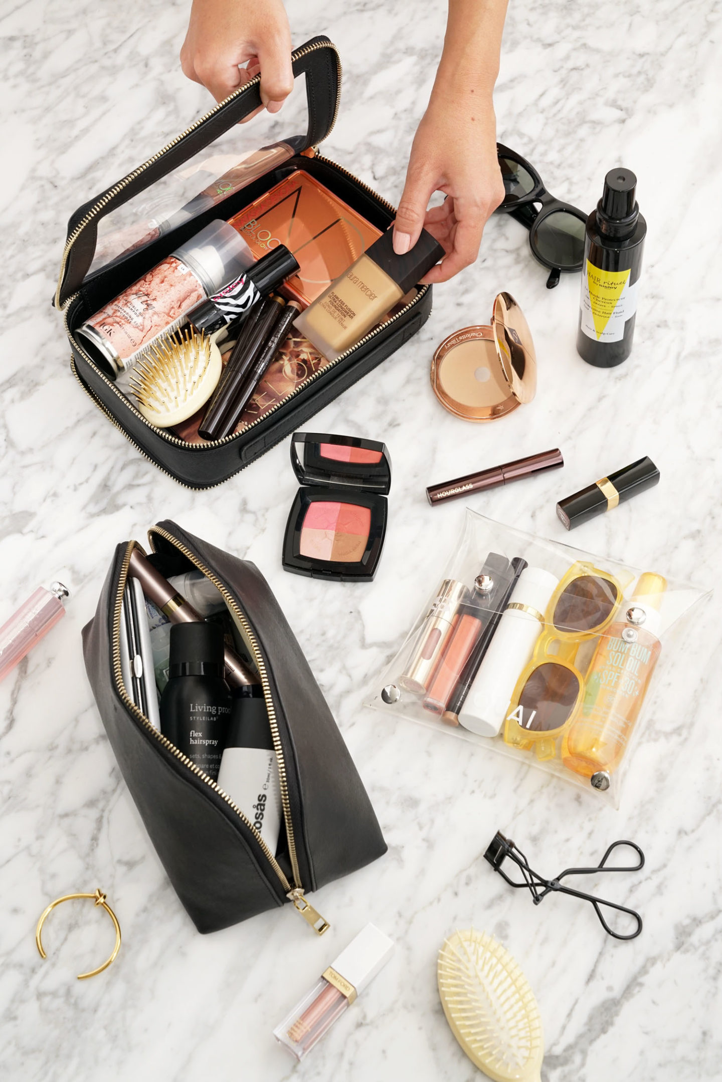 Meilleurs sacs de maquillage de voyage | Le look book beauté