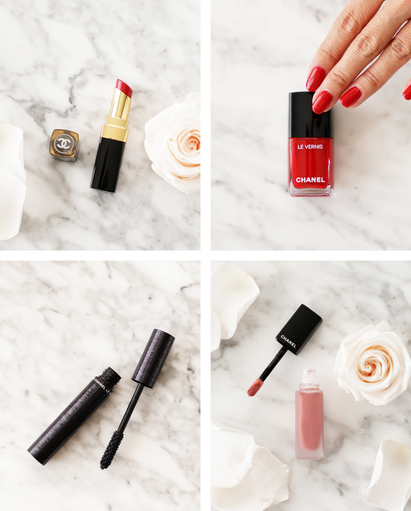 Guide cadeaux maquillage de luxe Fête des mères Rouge Coco Flash Amour, Le Vernis Pirate, Mascara