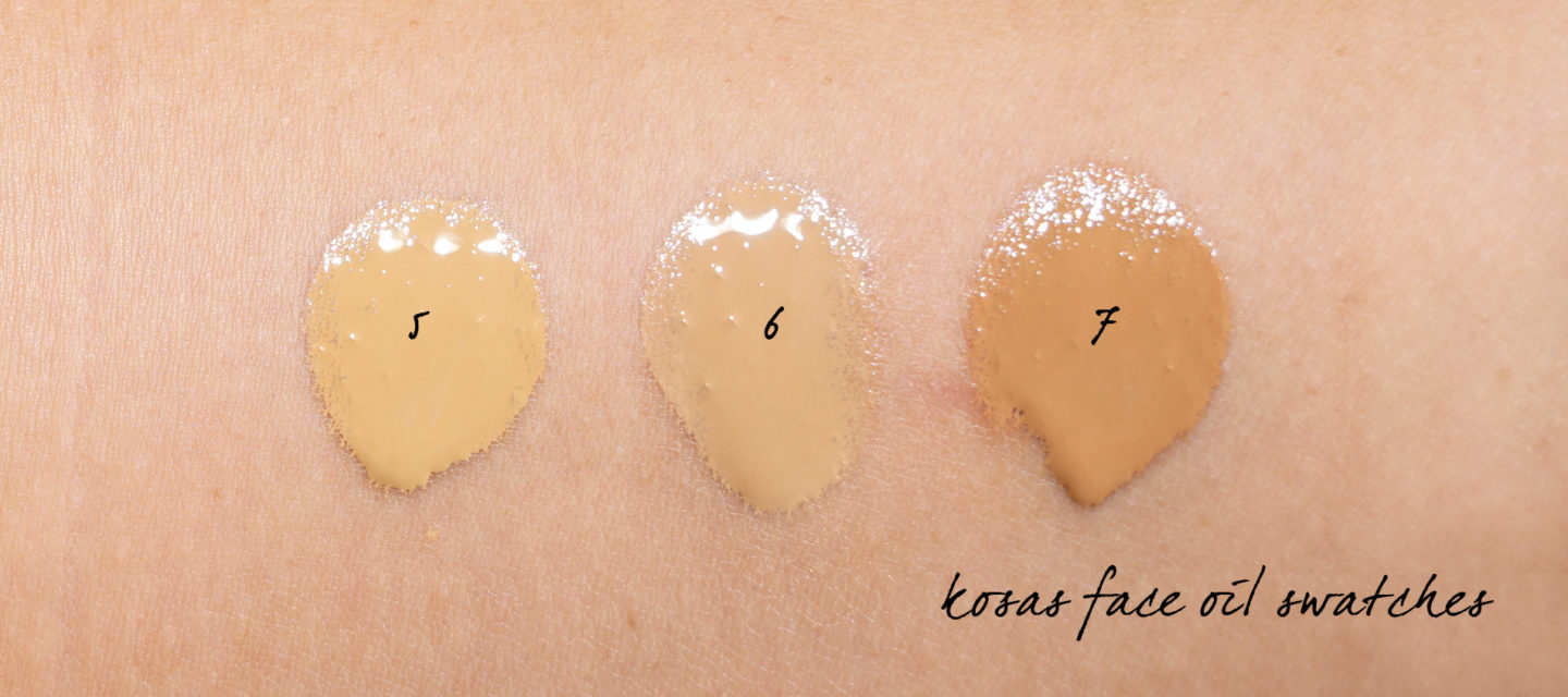 Huile Visage Teintée Kosas 5, 6 et 7