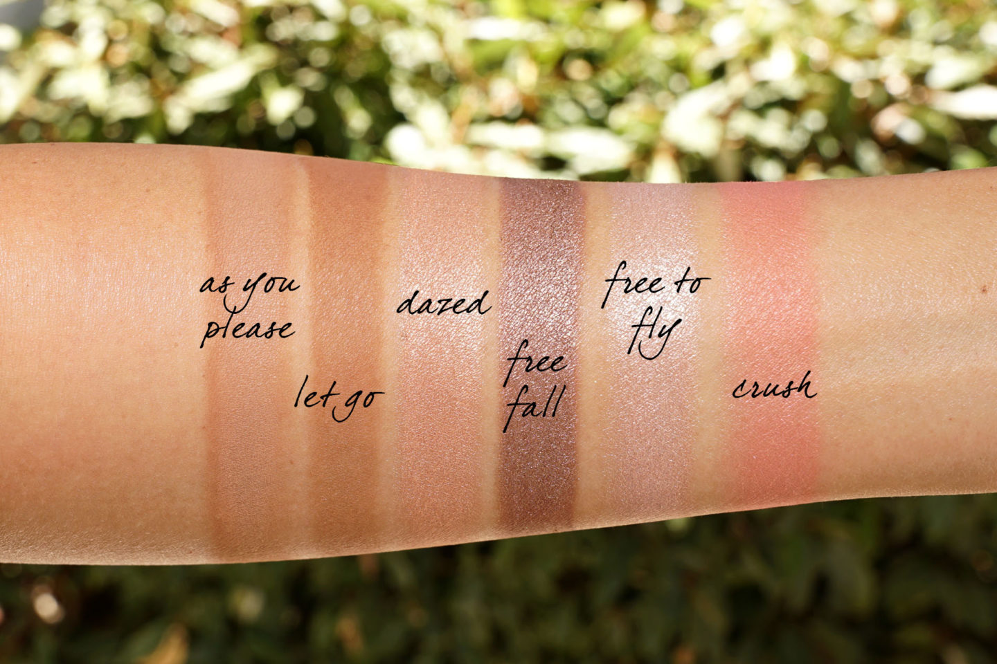 NARS Fever Dream perdu dans des échantillons de palette lustre