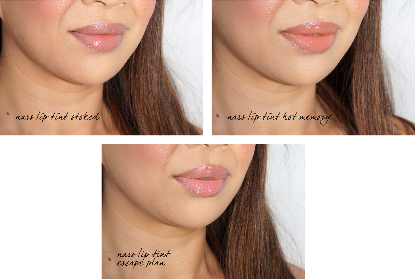 NARS Fever Dream Lusted Trio Lip Tint Revue des échantillons