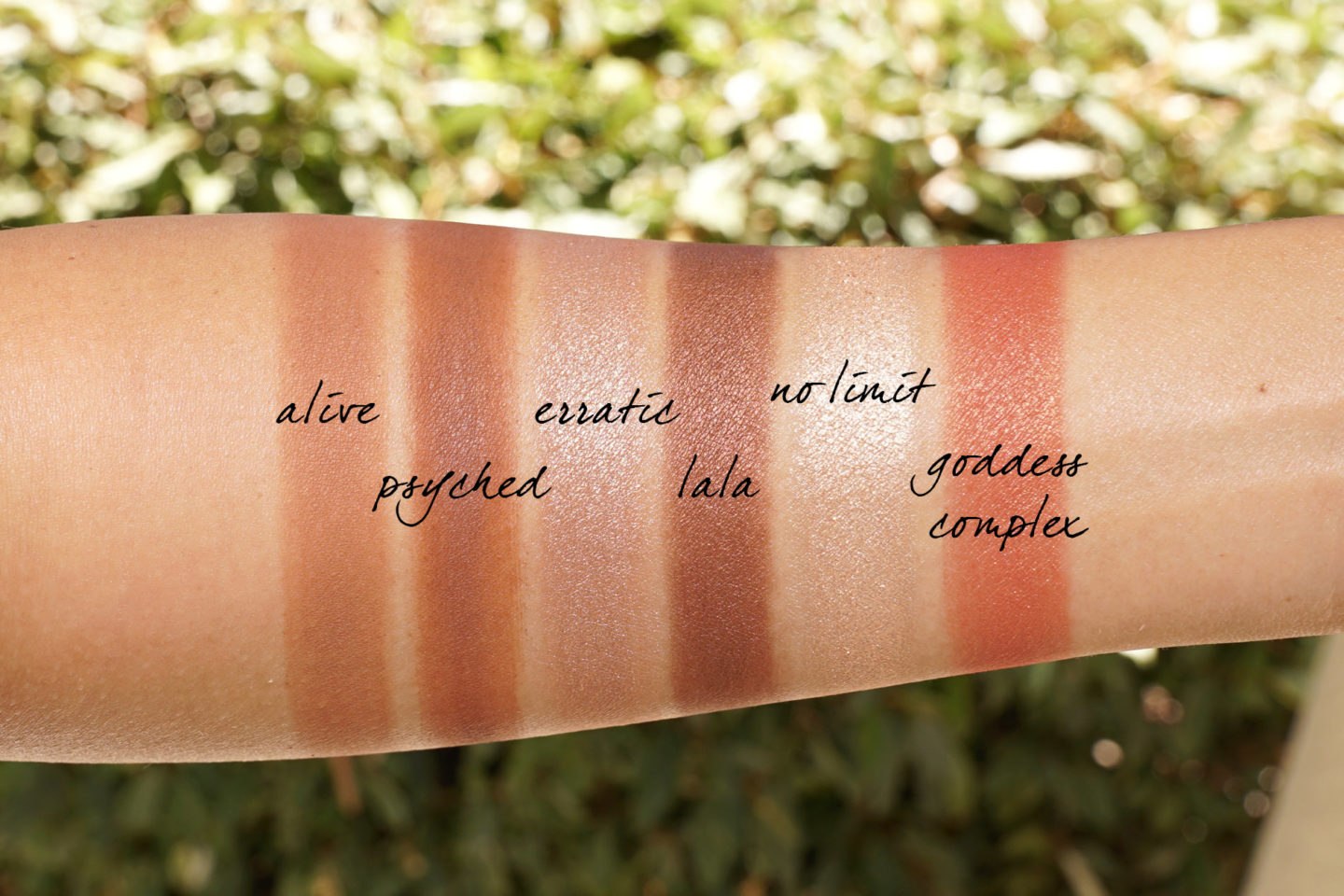 Échantillons de palette de visage NARS Fever Dream Wild Thing
