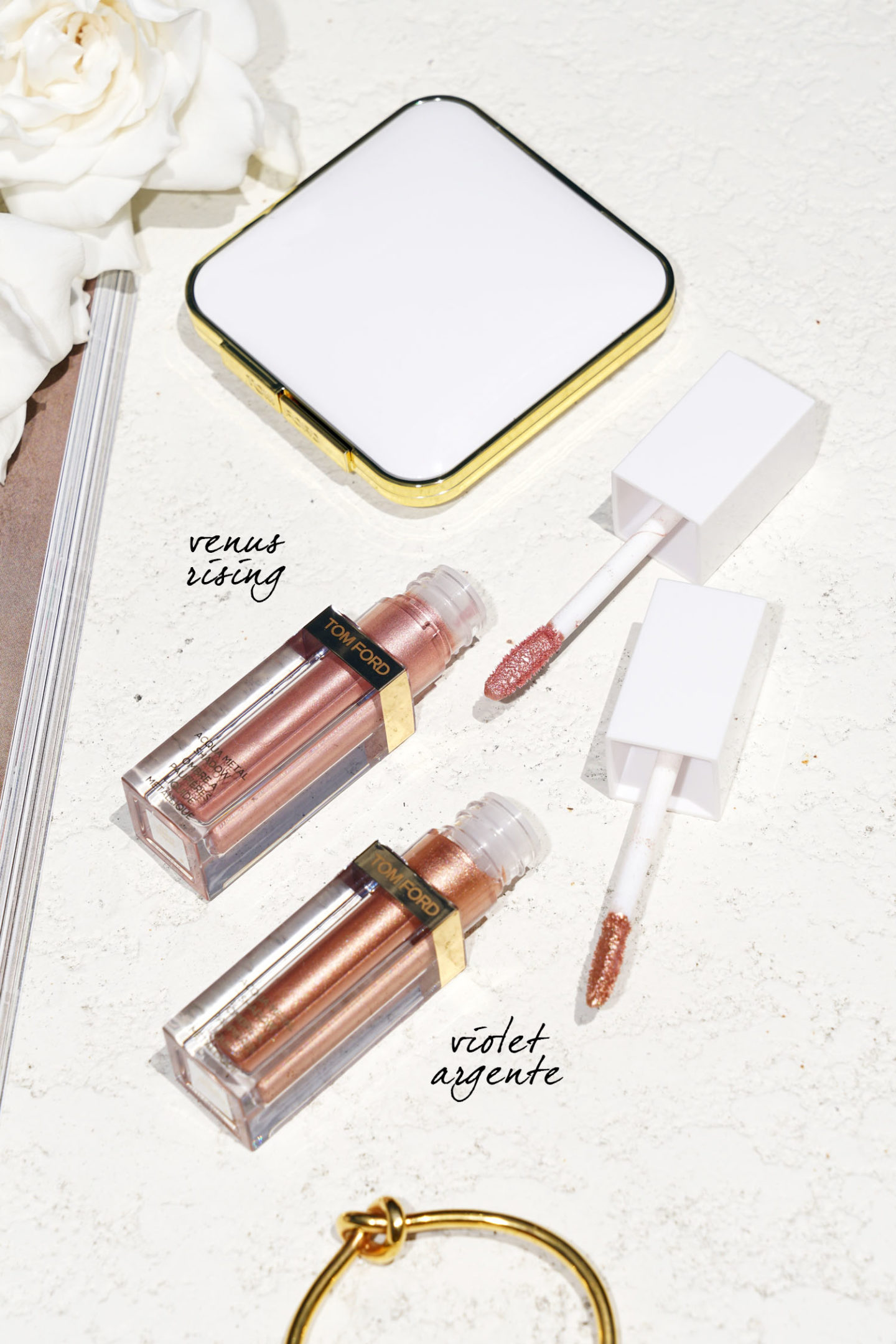 Tom Ford Acqua Metal Shadows Venus Rising et Violet Argente