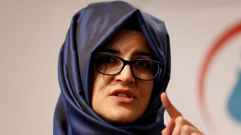 Hatice Cengiz, la fiancée de Jamal Khashoggi