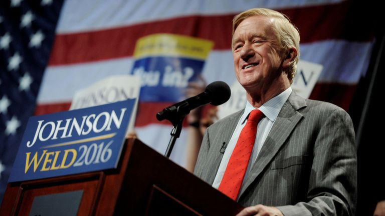 Bill Weld était le candidat à la vice-présidence du Parti libertarien en 2016