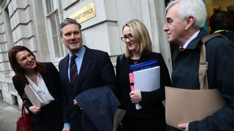 Les ministres fantômes se préparent à rencontrer le gouvernement pour des discussions sur le Brexit