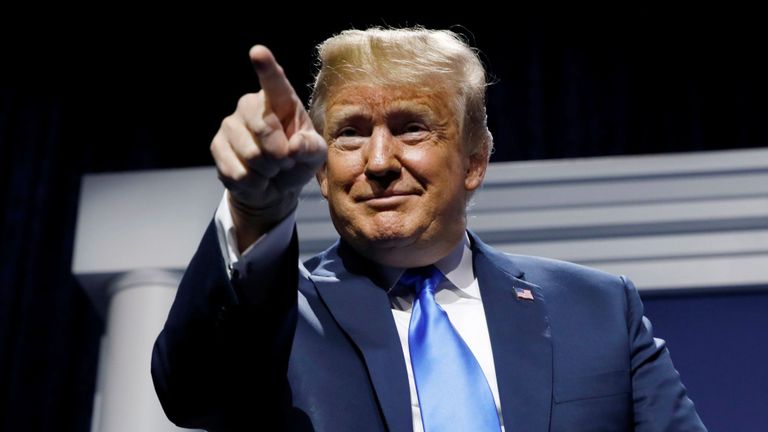 M. Trump s'est adressé samedi à la Coalition juive républicaine à Las Vegas