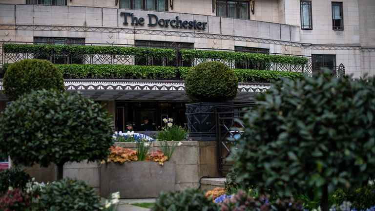 Le Dorchester est l'un des hôtels que les célébrités exhortent les gens à boycotter