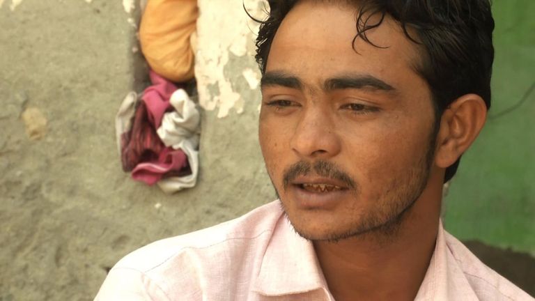Victime des violences communautaires en Inde Irshad Khan
