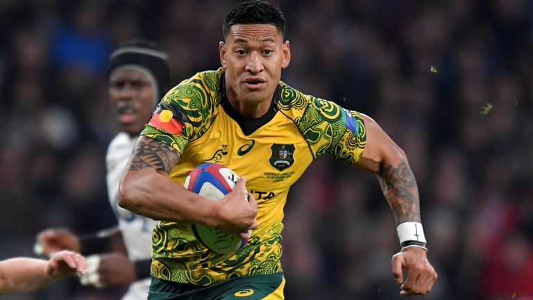 Israel Folau sous contrat a été annulé