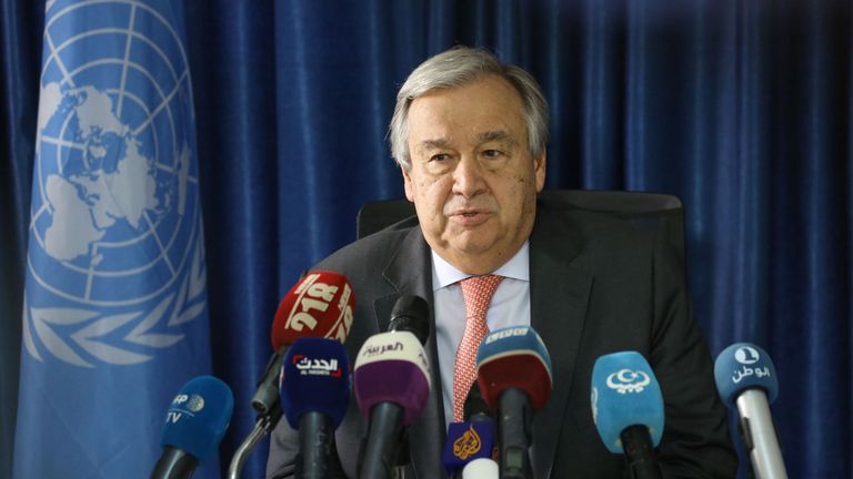 Antonio Guterres a exprimé sa profonde inquiétude à propos de la Libye