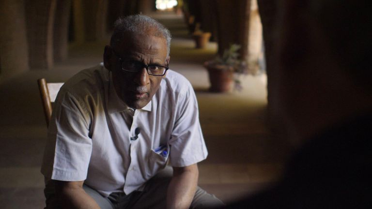 Le professeur Muhammad Yousif à l'Université de Khartoum
