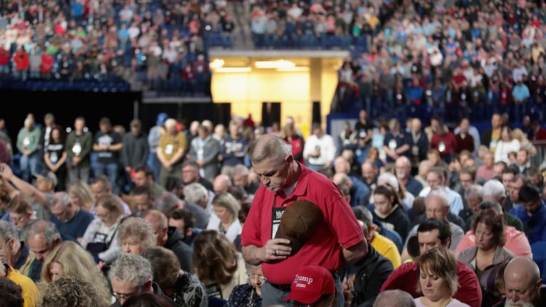 Des membres de la National Rifle Association assistent au congrès annuel du groupe.