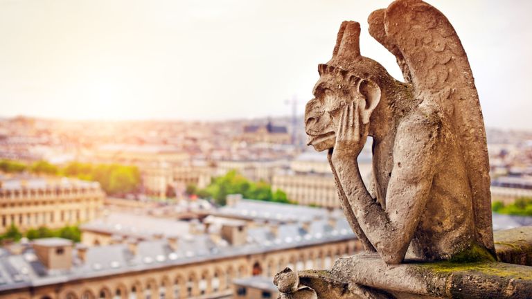La cathédrale était également célèbre pour ses fascinantes gargouilles