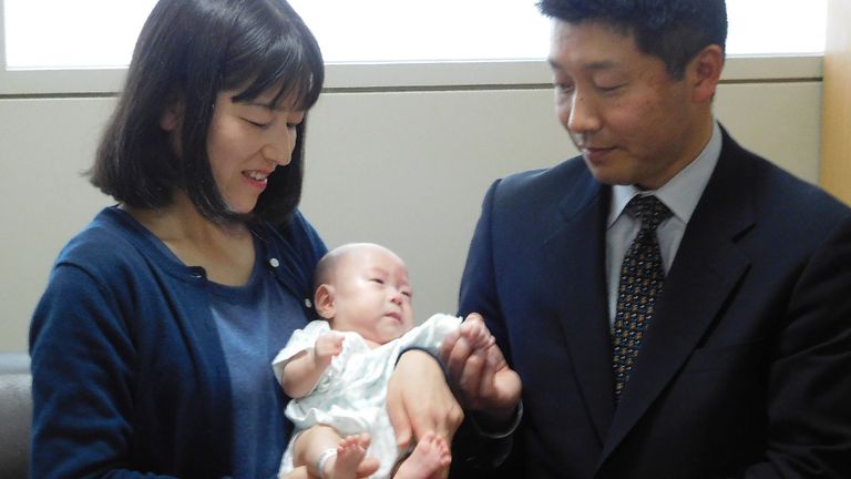Ryusuke Sekiya à l'hôpital alors qu'il se préparait à rentrer chez lui