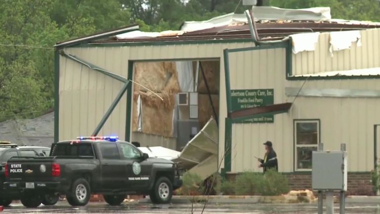 Tempêtes à Franklin, Texas