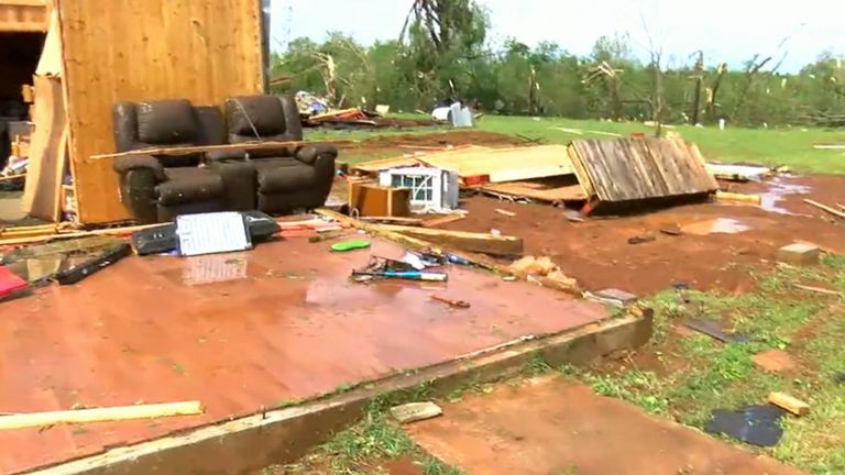 Tempêtes à Franklin, Texas