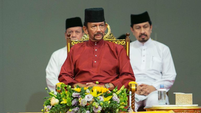Le sultan de Brunei, Hassanal Bolkiah