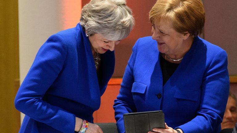 Theresa May et Angela Merkel