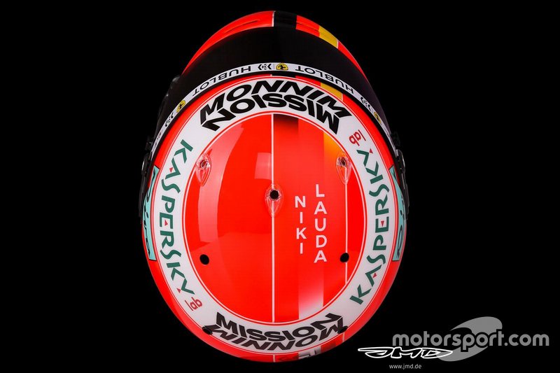 Casque de Sebastian Vettel, Ferrari 