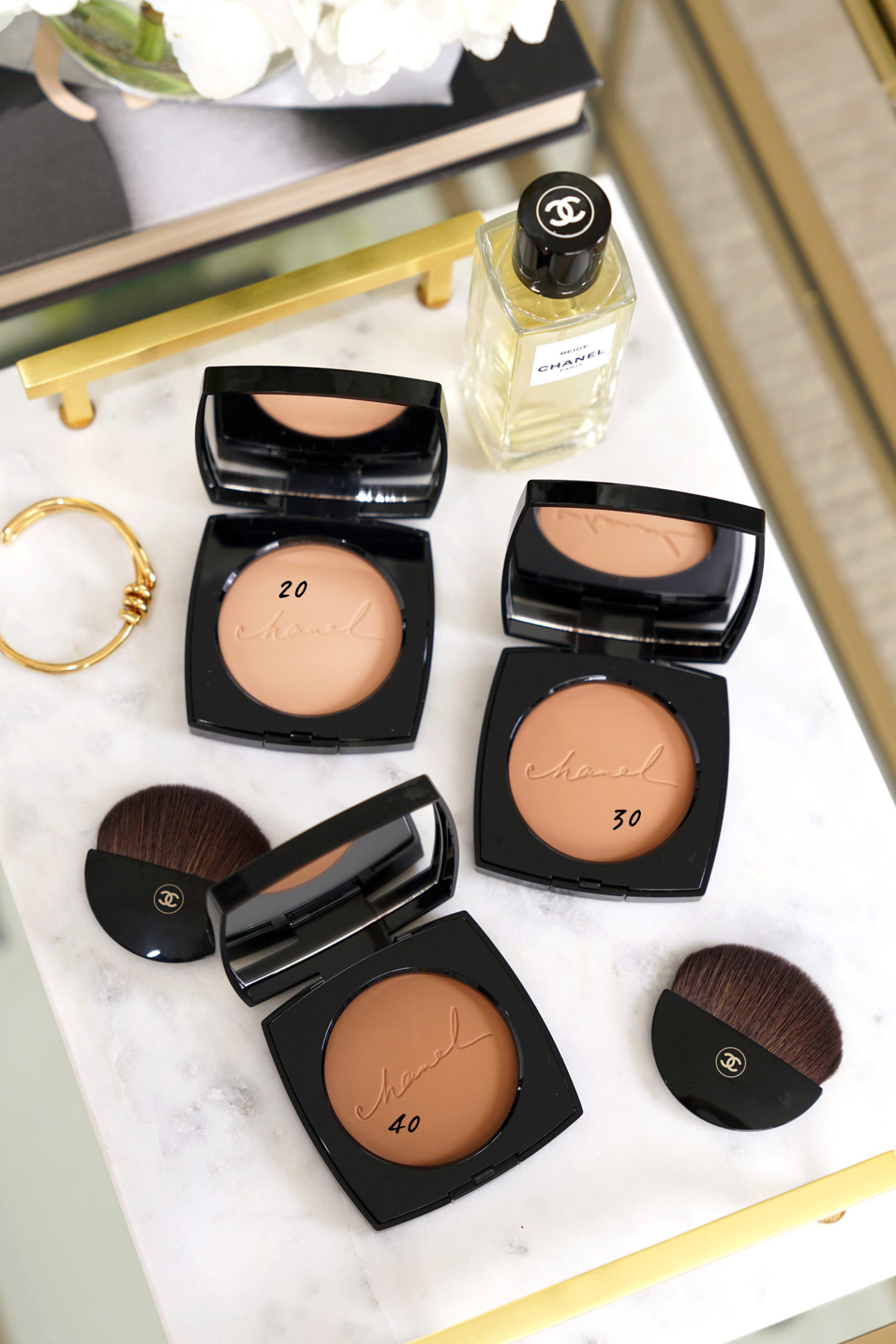 Chanel Les Beiges Poudre Lustrante Healthy Glow 2019 Exclusive Creation 20, 30 and 40 | Le look book beauté