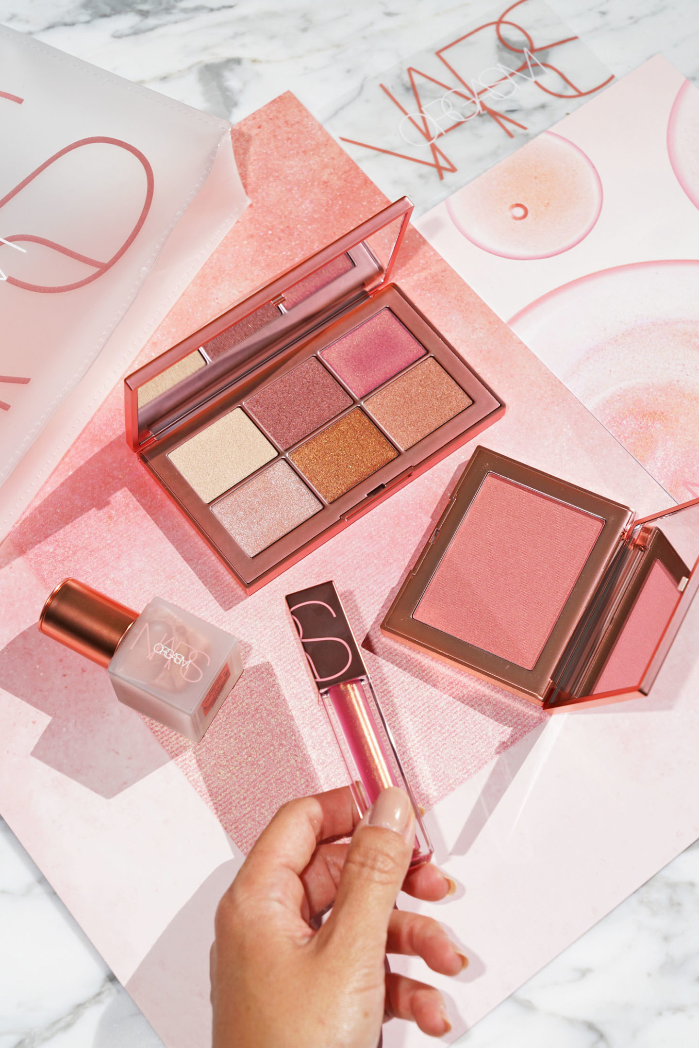 Examen de la collection NARS Orgasm 2019 via The Beauty Look Book