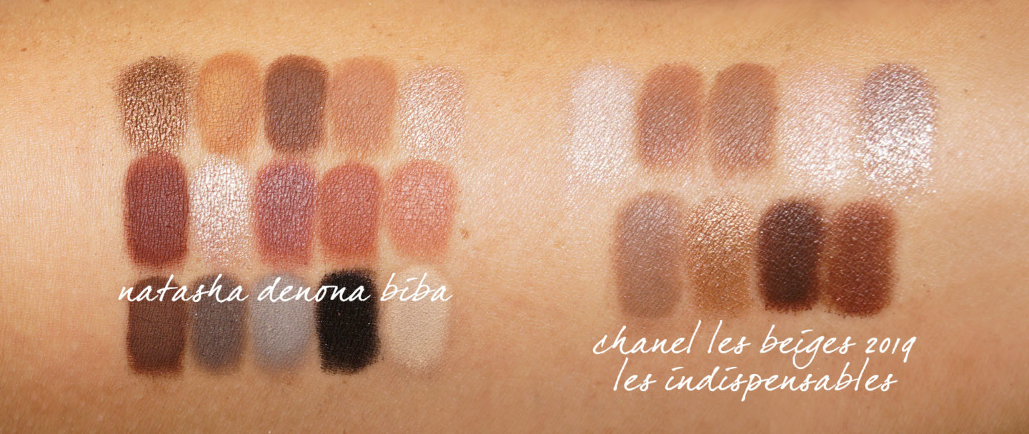 Natasha Denona Biba Palette vs Chanel Les Beiges Les Indispensables