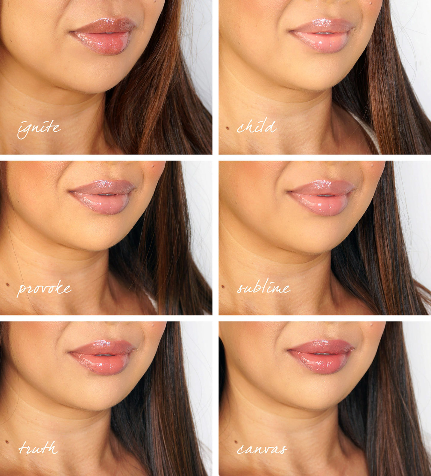 Sablier Unreal Lip Gloss Swatches