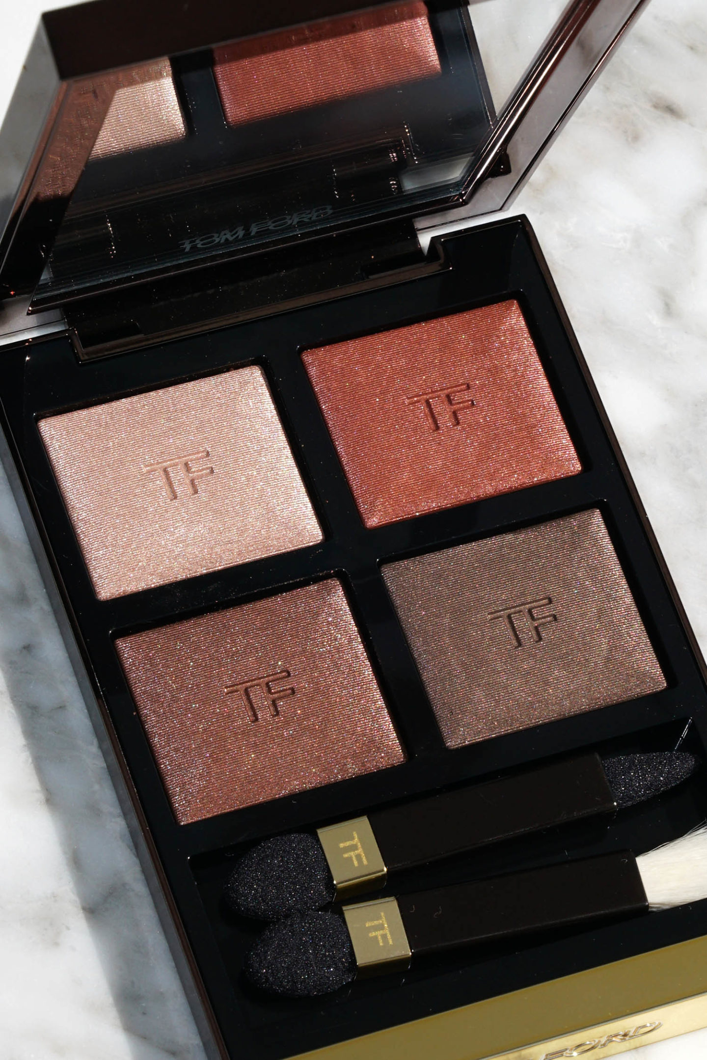 Examen de la chaleur corporelle Quad de Tom Ford Eye Color | Le look book beauté