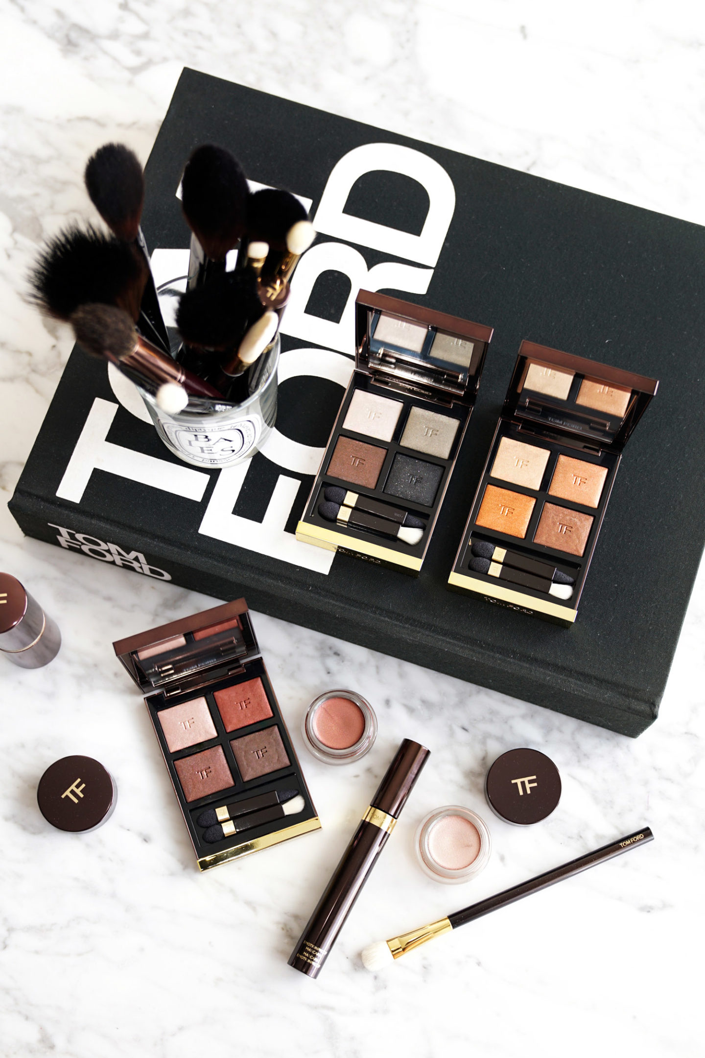 Tom Ford Quad Eye Color Chaleur corporelle, soupçon, double indemnité | Le look book beauté