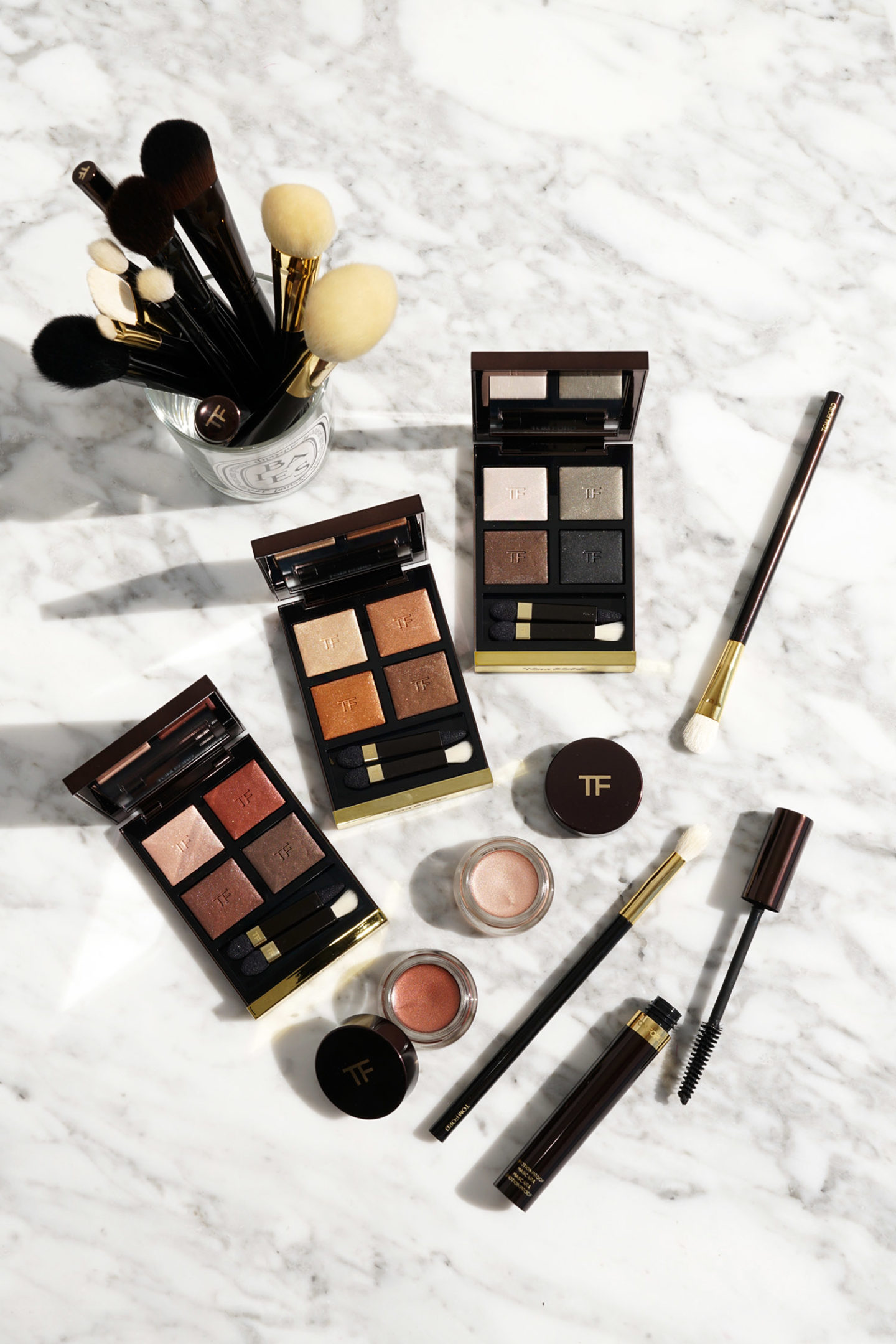 Tom Ford Quad Eye Color Chaleur corporelle, soupçon, double indemnité | Le look book beauté