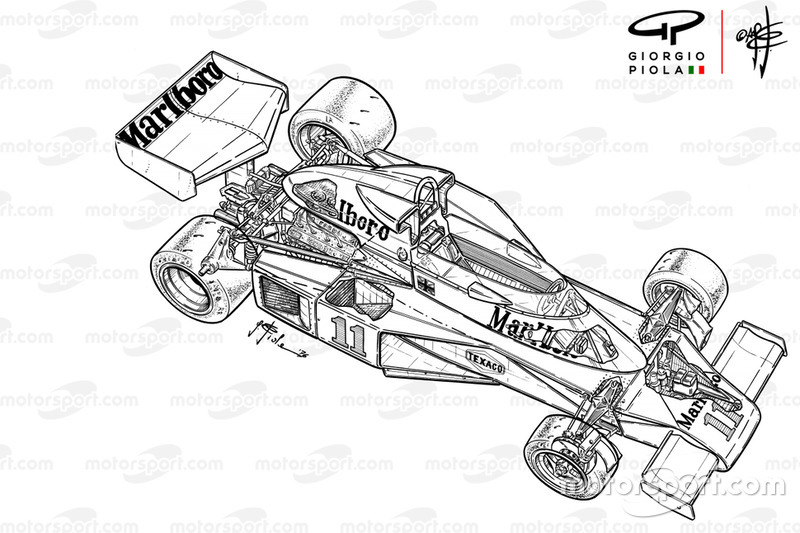 McLaren M23B aperçu détaillé