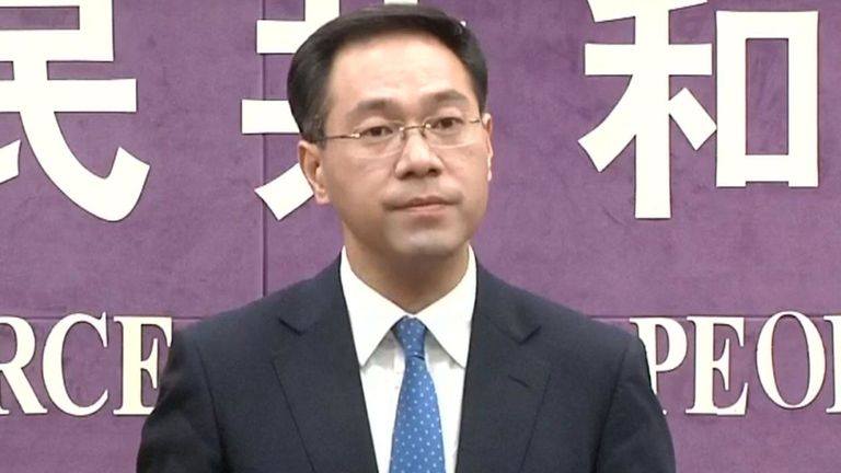Geng Shuang a dit que la Chine en avait marre d'entendre les commentaires