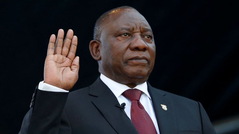 Cyril Ramaphosa prête serment