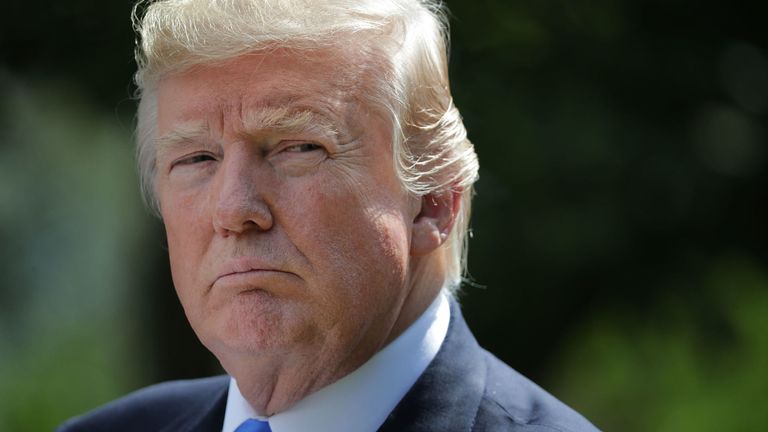 NOUS. Président Donald Trump 
