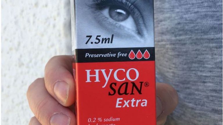 Les gouttes pour les yeux sont au prix de £ 9,95