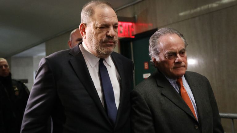 Weinstein avec son avocat Benjamin Brafman