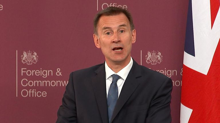 Jeremy Hunt 
