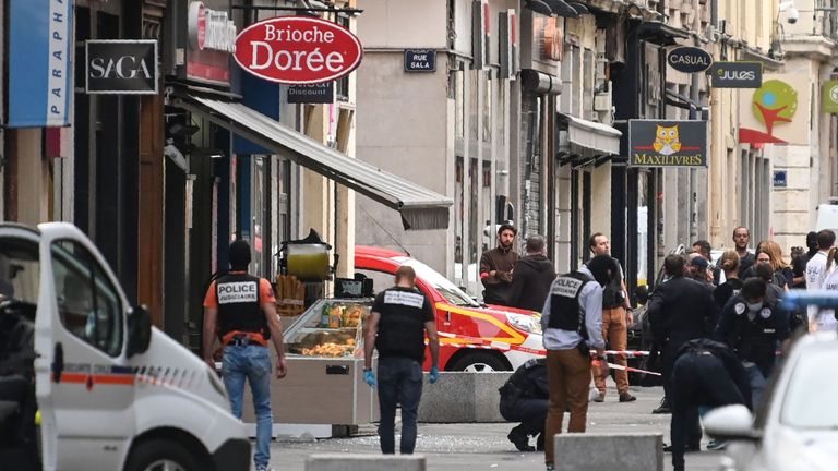 L'explosion a eu lieu chez un boulanger de la Brioche Dorée au centre de Lyon