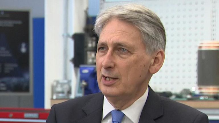 Philip Hammond & # 39; optimiste & # 39; que la guerre commerciale américano-chinoise n'escalade pas