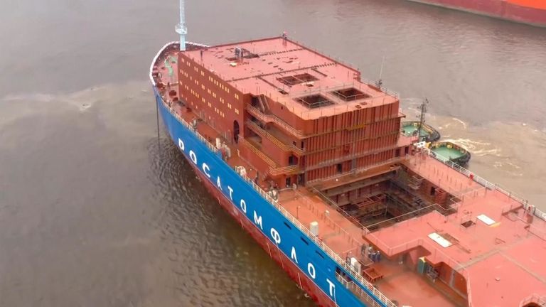 La Russie a lancé un brise-glace à propulsion nucléaire