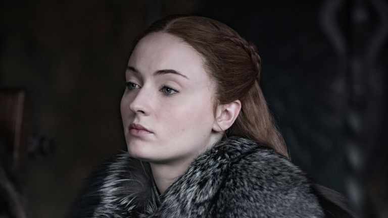 Sansa Stark a été rejoint par sa soeur Arya à Winterfell lors de la saison huit