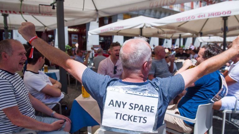 De nombreux fans sont arrivés à Madrid sans billet