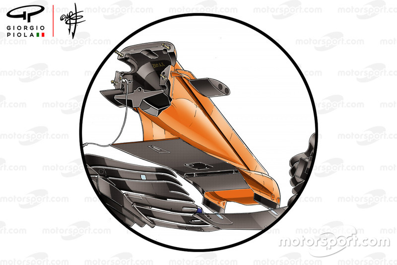 McLaren MCL33, aile avant, Grand Prix dEspagne