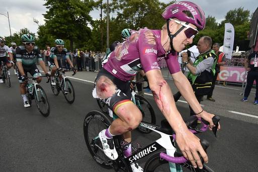 Journal de Giro D'Italia de Conor Dunne: 'Quand ton coéquipier te tape sur le derrière et dit:' Vas-y, vas-y '!