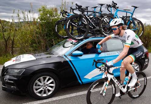 Journal de Conor Dunne dans le Giro d'Italia: "À 60 km de la fin, je craquais pour un pipi, mais vous ne vous arrêtez jamais seul"