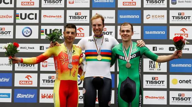 Mark Downey décroche le bronze pour l'Irlande avec une superbe course aux championnats du monde sur piste