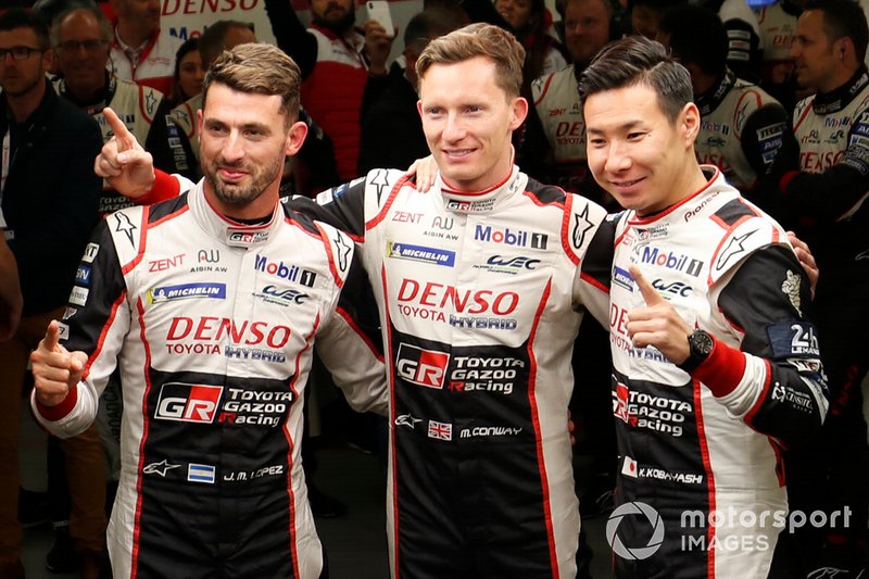 # 7 Toyota Gazoo Racing Toyota TS050: Mike Conway, Kamui Kobayashi, Jose Maria Lopez 