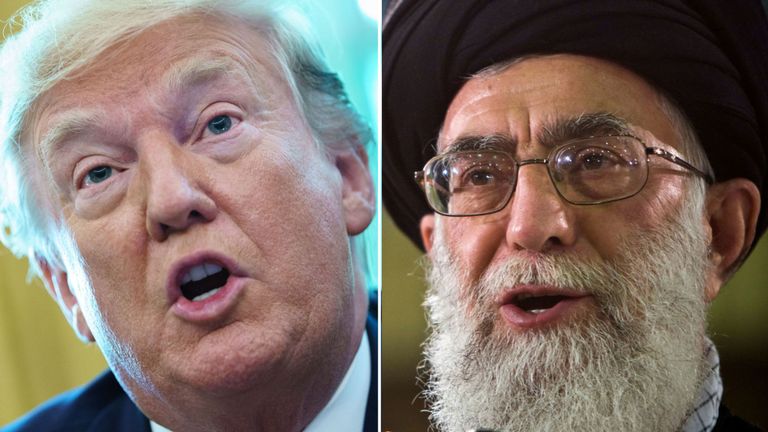 Donald Trump a déclaré que les sanctions viseraient l'ayatollah Ali Khamenei